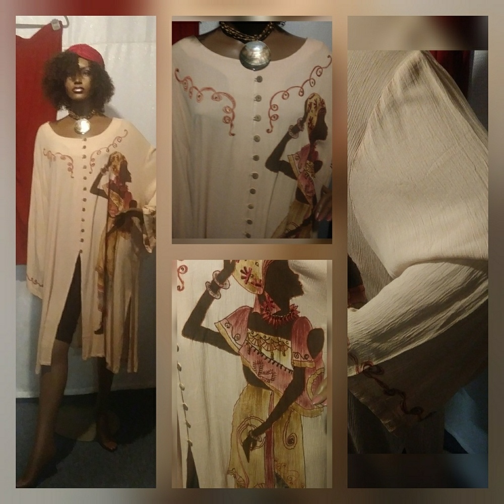NWT African Lady Pants Set